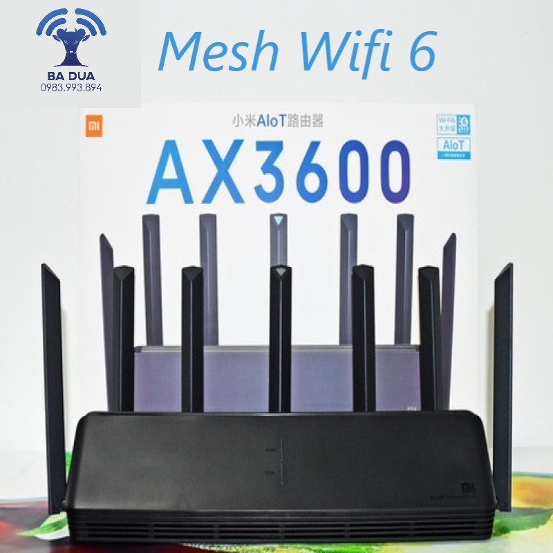 Bộ phát wifi mesh wifi 6 xiaomi aiot ax3600