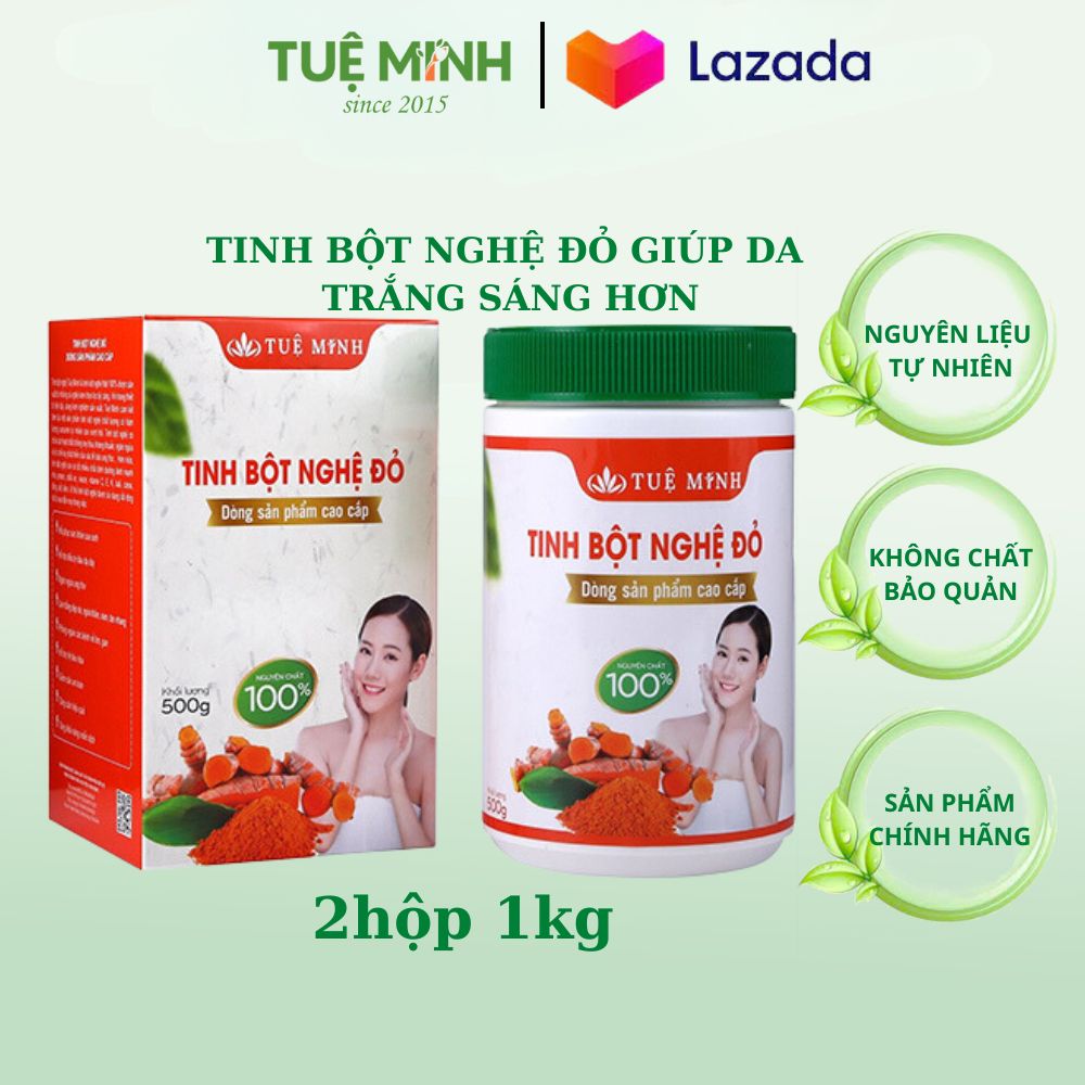 Tinh bột nghệ đỏ nguyên chất Tuệ Minh