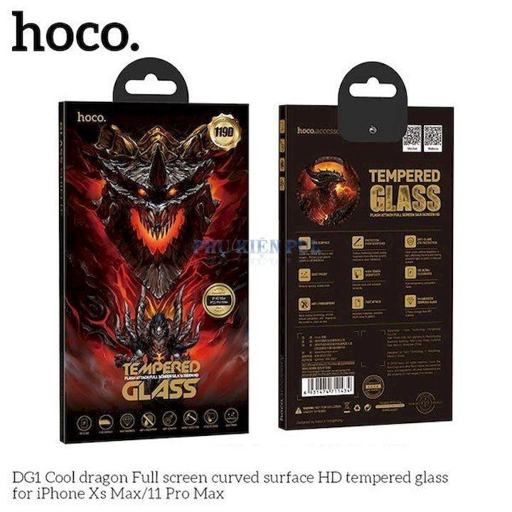 Kính cường lực hoco 119d iphone 6+ ip 6s+ ip7 ip8 ip7+ ip8+... dragon dg1 - full màn hình