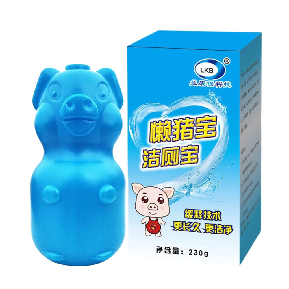 LỌ THẢ BỒN CẦU CON HEO HÀN QUỐC - Viên khử tẩy bồn cầu diệt khuẩn khử mùi nhanh - viên tẩy toilet khử mùi, diệt khuẩn - Viên thả bồn cầu tẩy sạch Diệt khuẩn vết bẩn ở toilet Hàn Quốc