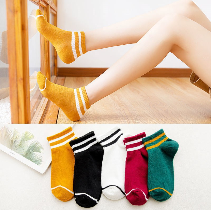 Combo 10 đôi tất , vớ kẻ cho các bạn nữ
