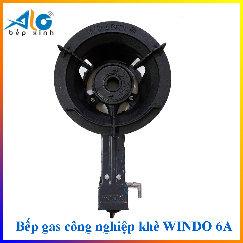 Bếp gas công nghiệp lửa khè Windo-6A - Bếp khè Windo - cán trung - Phải dùng với bộ van dây cao áp - Alo Bếp xinh