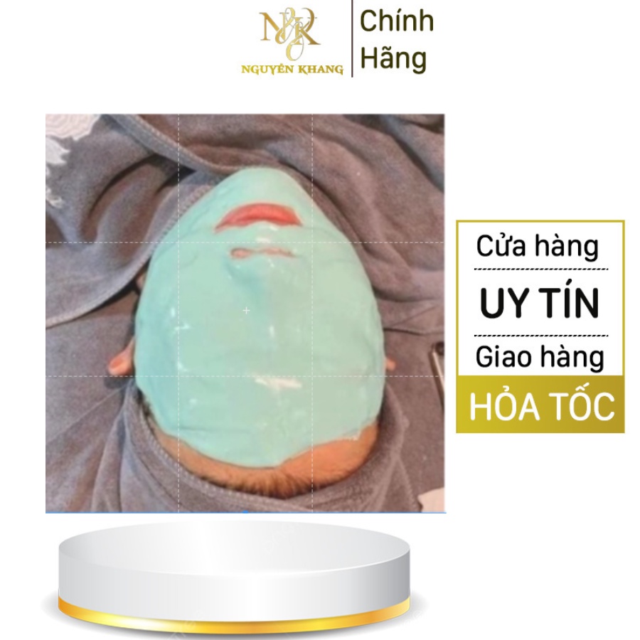 Bột mặt nạ bạc hà đắp mặt đẹp da. mặt nạ bạc hà colagen nguyên chất gói 1000g,