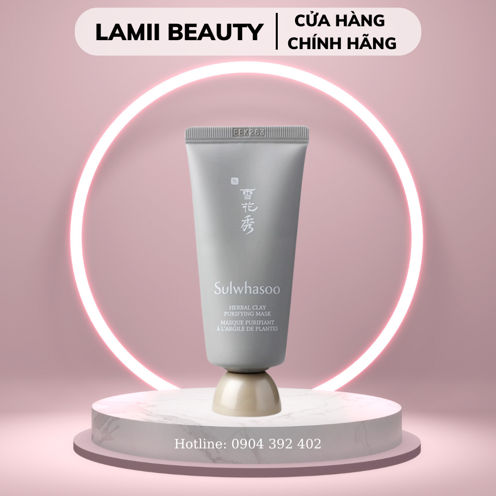 Mặt nạ đất sét sulwhasoo herbal clay purifying mask 35ml - lamii beauty