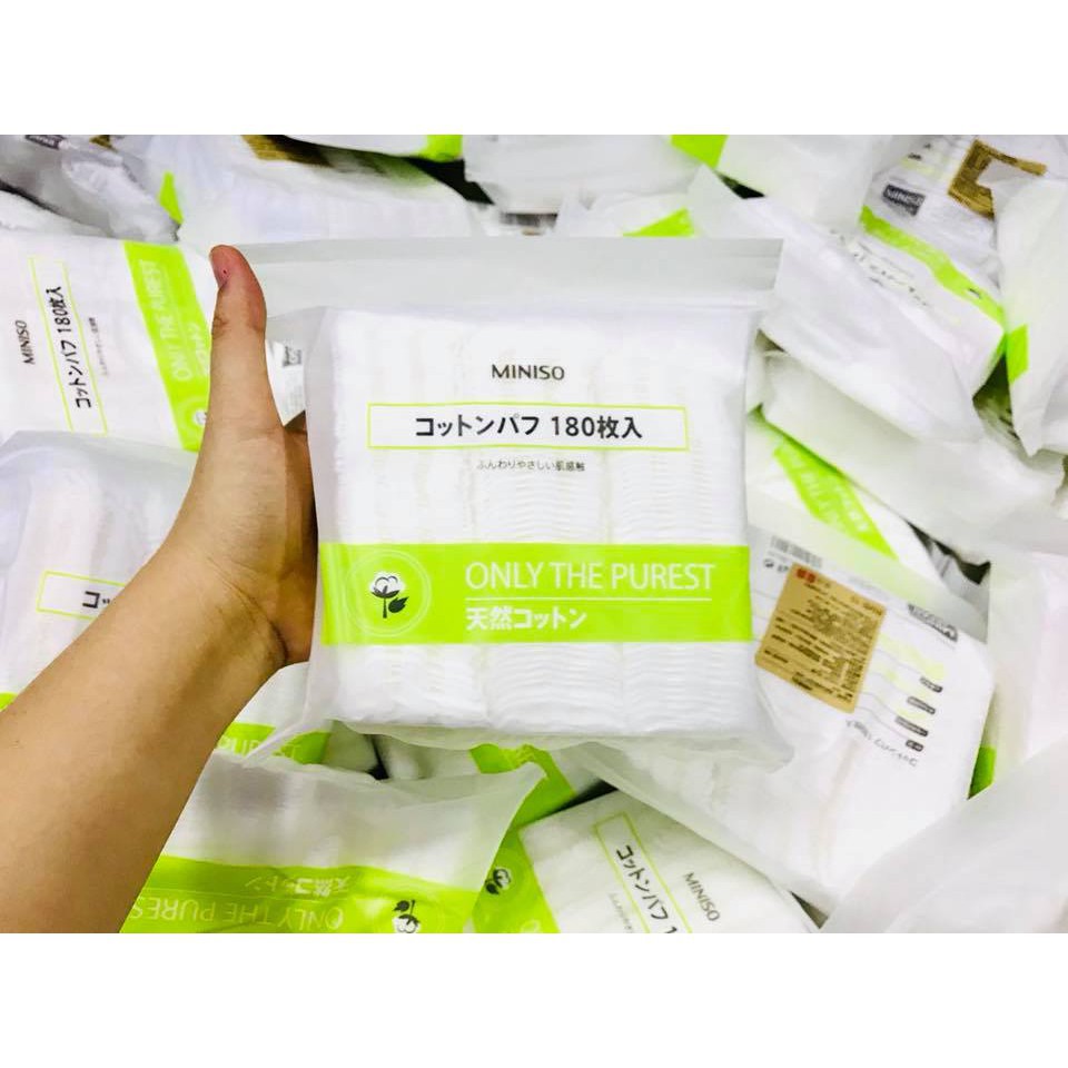 Bông tẩy trang miniso