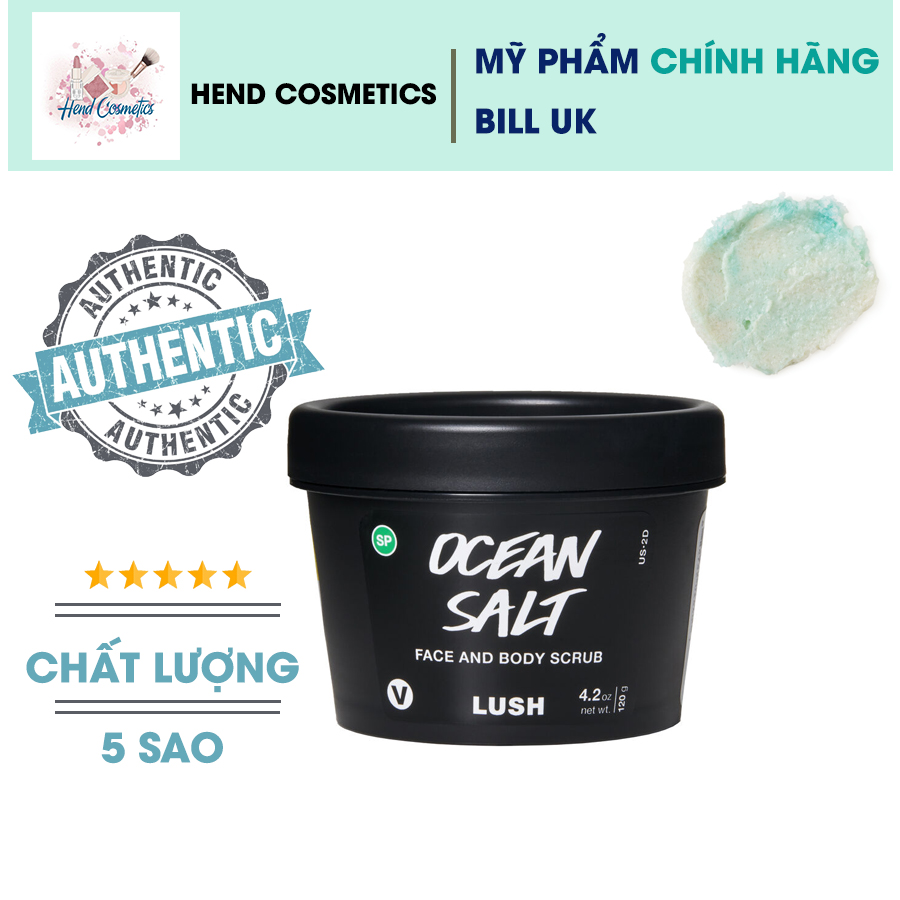 Tẩy da chết Lush Ocean Salt face and body scrub 120g