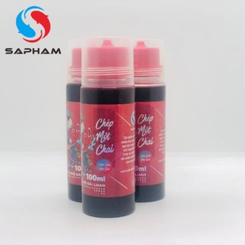 Chép 1 chai sapham - hương liệu câu chép siêu nhậy