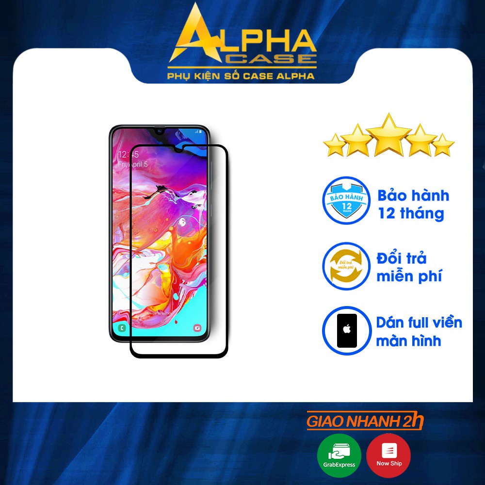 Kính Cường Lực Oppo Nhiều Mã A12/ A5S/ A3S/ A7/ A7X/ A5(2018/Ax5)/ A3... Có Hộp Kèm Giấy Lau Casealpha