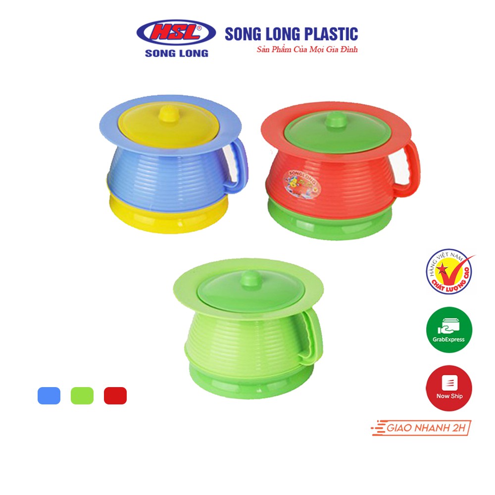 Bô tròn vệ sinh cho bé nhựa Song Long - Shop giao màu ngẫu nhiên