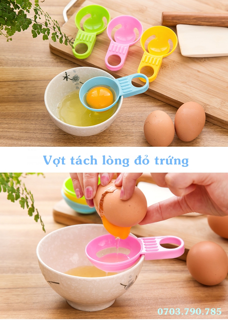 Set 2 vợt tách lòng đỏ trứng
