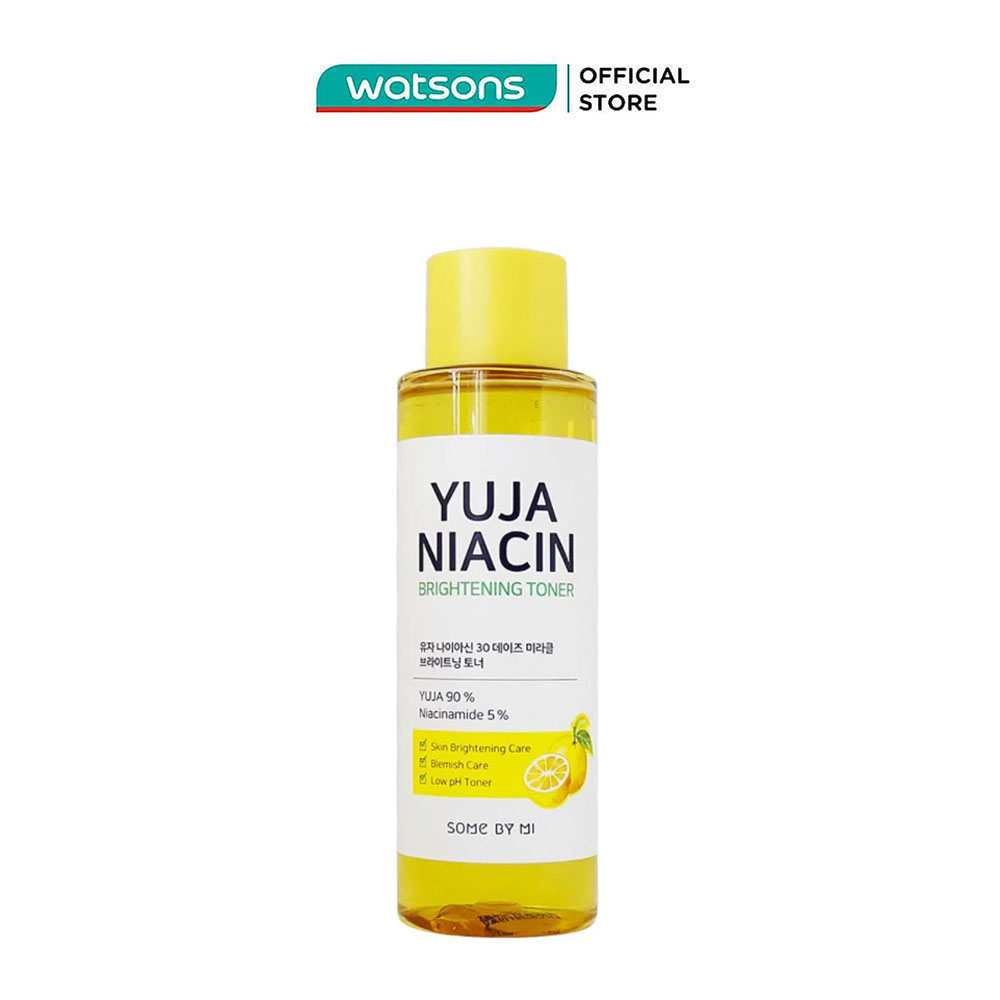Nước Hoa Hồng Some By Mi Yuja Niacin Brightening Toner Dưỡng Sáng Và Mờ Thâm Mụn 150ml