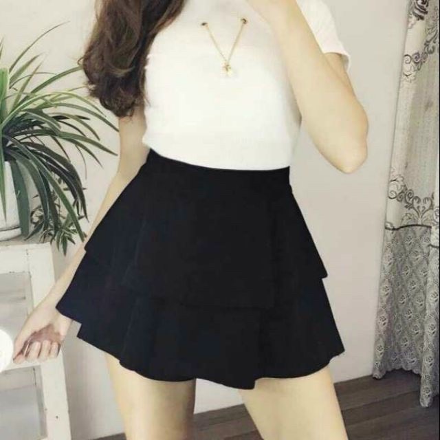 Chân váy 2 tầng nữ bigsize .