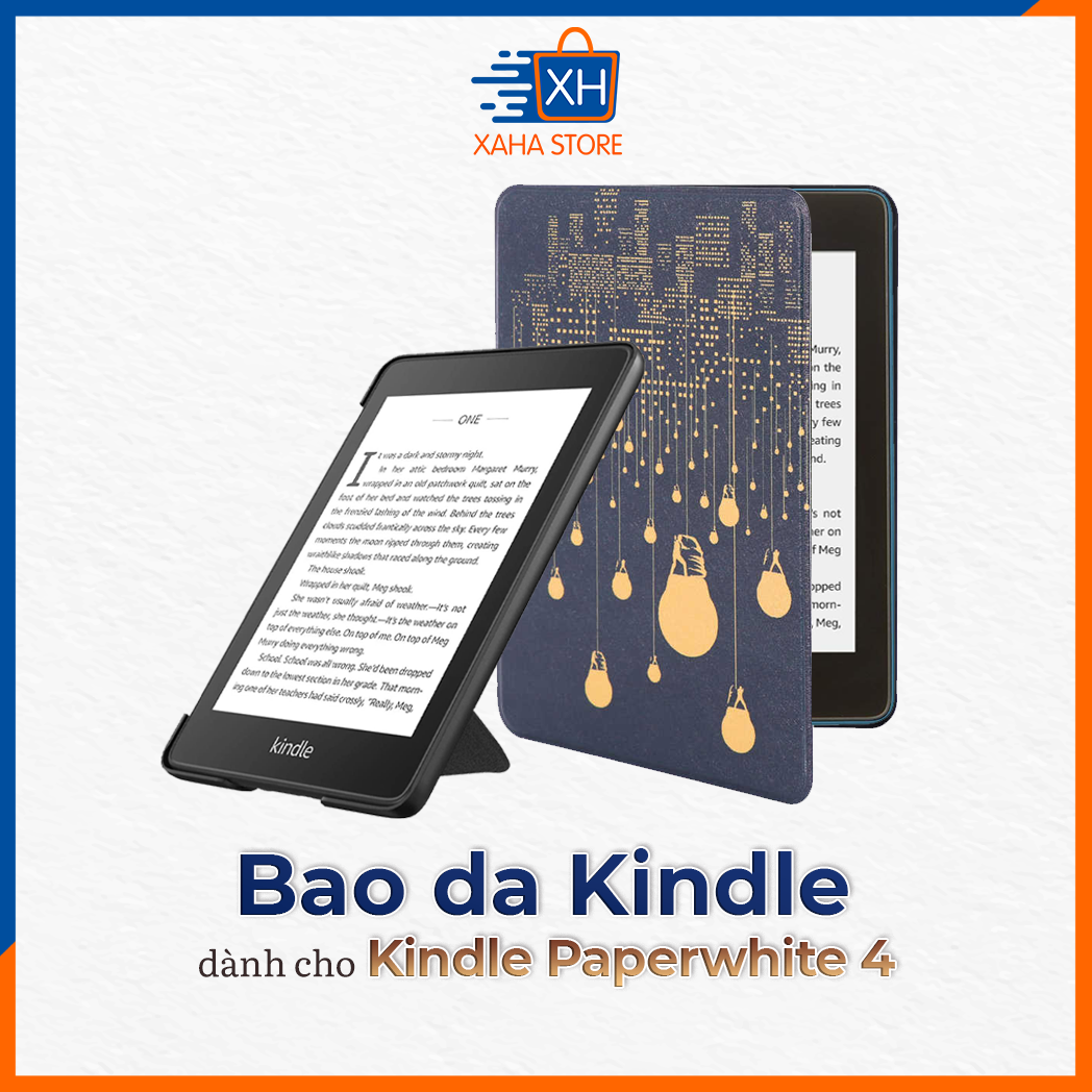 [Hoàn Tiền MAX] Bao da dành cho máy đọc sách Kindle Paperwhite 4 - 10th generation (Leather cover for Kindle Paperwhite 4 - 10th generation ereader)