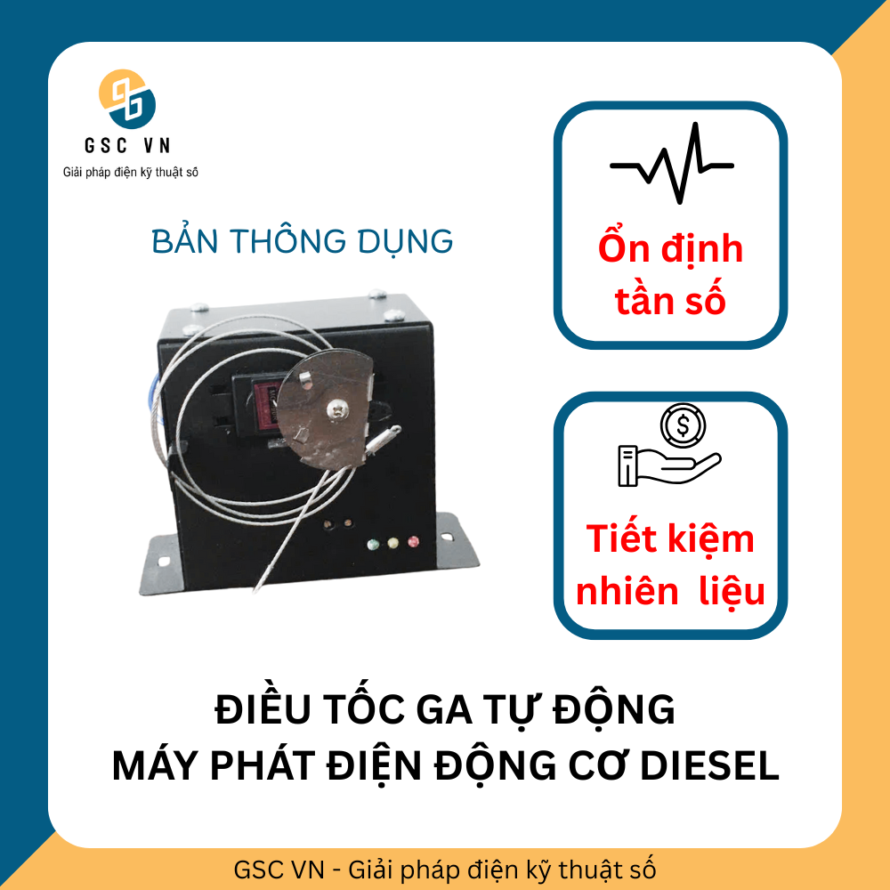 BỘ TỰ ĐỘNG ĐIỀU CHỈNH MỨC GA CHO MÁY PHÁT ĐIỆN
