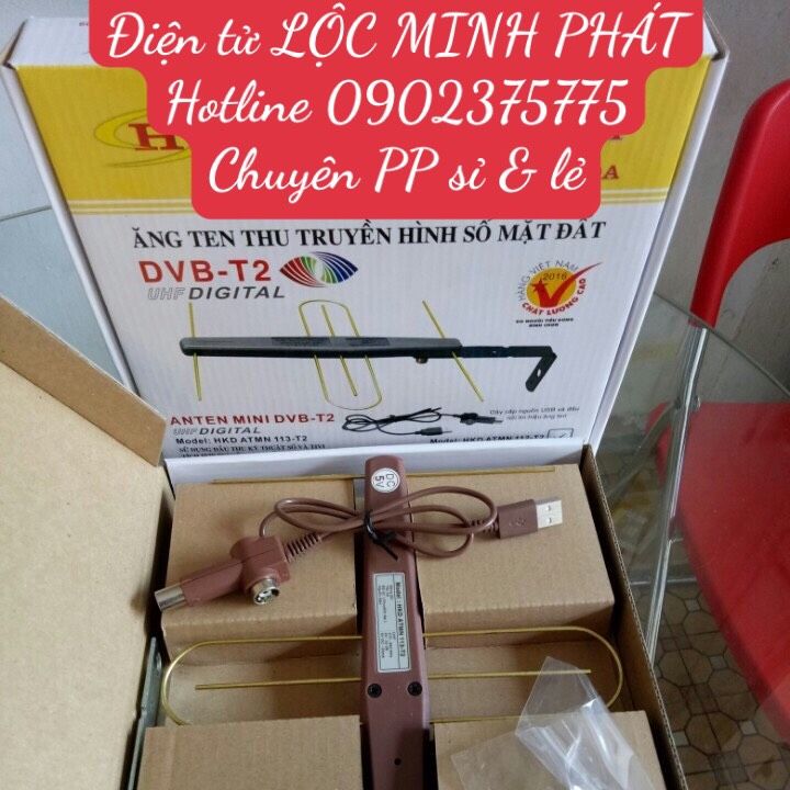Anten kỹ thuật số dvb t2 113 dùng cho đầu thu dvb t2 và tivi tích hợp