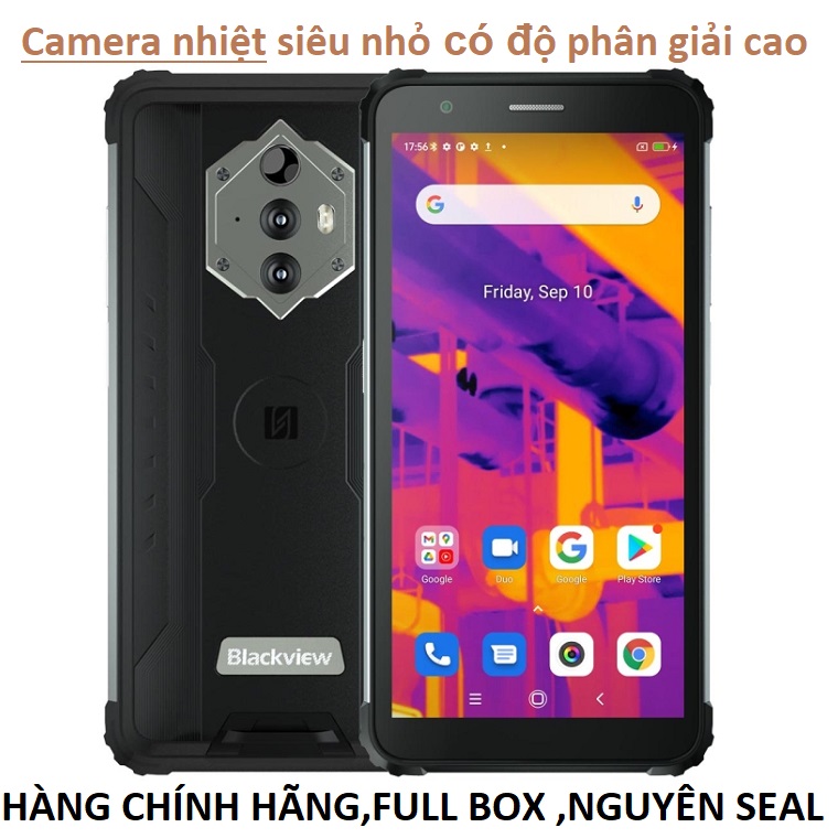 Điện thoại blackview bv6600 pro (pin khủng,pin 8580 mah ,camera tầm nhiệt , camera flir,chống sốc,chống nước, ,ram 4gb,rom 64gb)