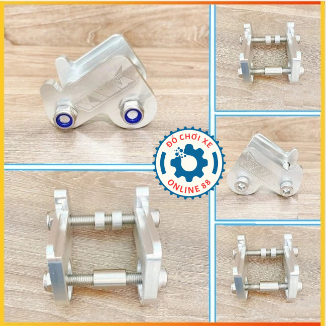 Pát hạ phuộc giảm xóc cho Ex135/150/155/Winner/Sonic/Raider/Satria( Nhôm thép 10Li) CNC nhôm nguyên khối