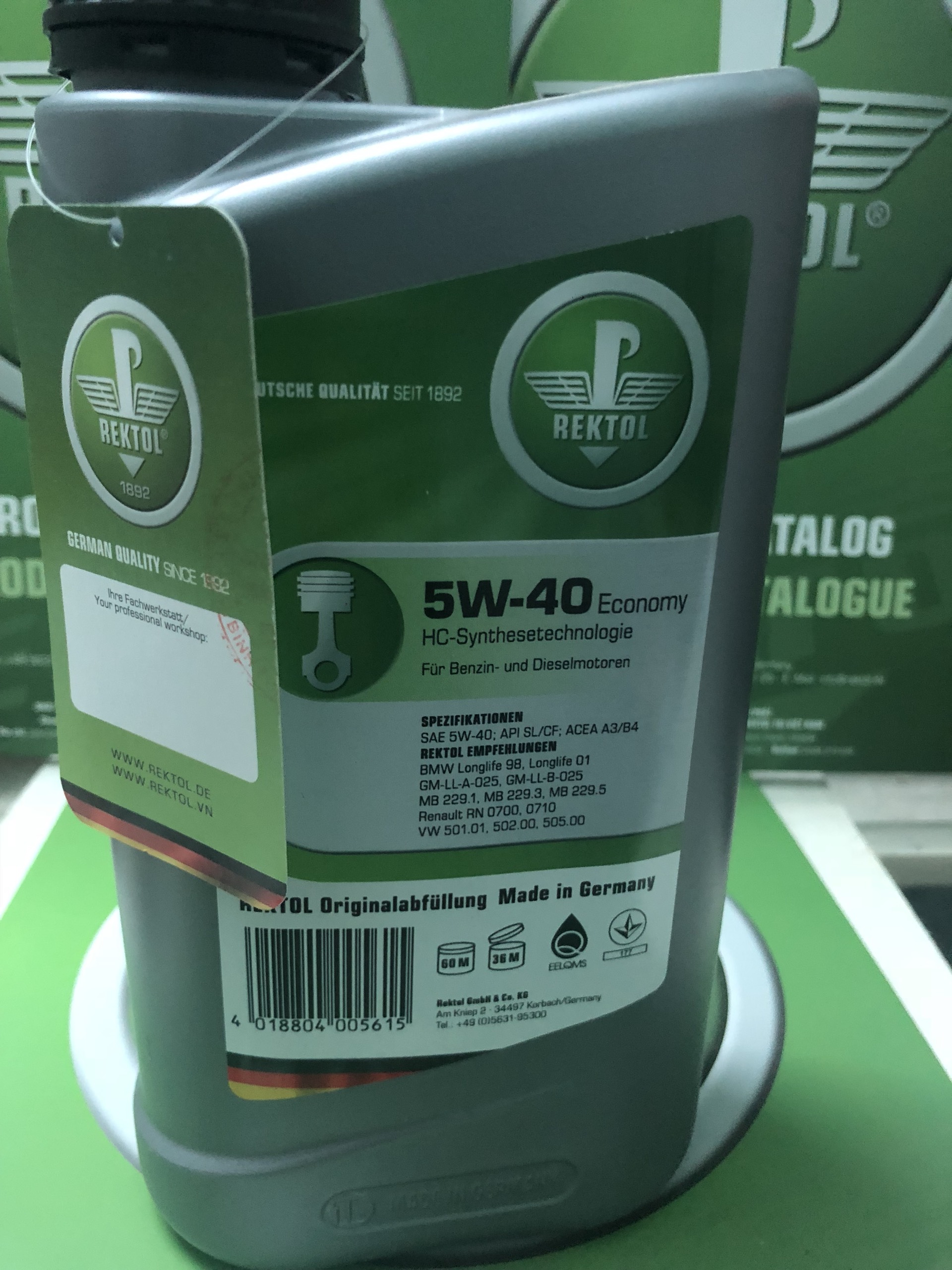 Nhớt Xe Ga Cao Cấp Rektol Economy 5W40 ( 1 Lít )