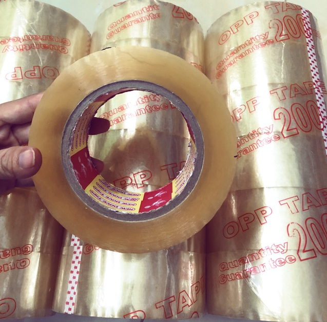 Cây băng keo loại 200y -1,8kg bao lỗi, bao đủ cân