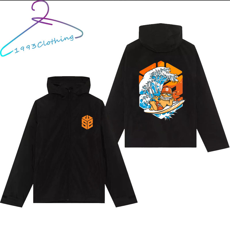 Áo khoác dù có nón form rộng in hình bad rắn,👚freeship👚,local brand hàng vnxk 2 lớp chóng nắng,1993clothing