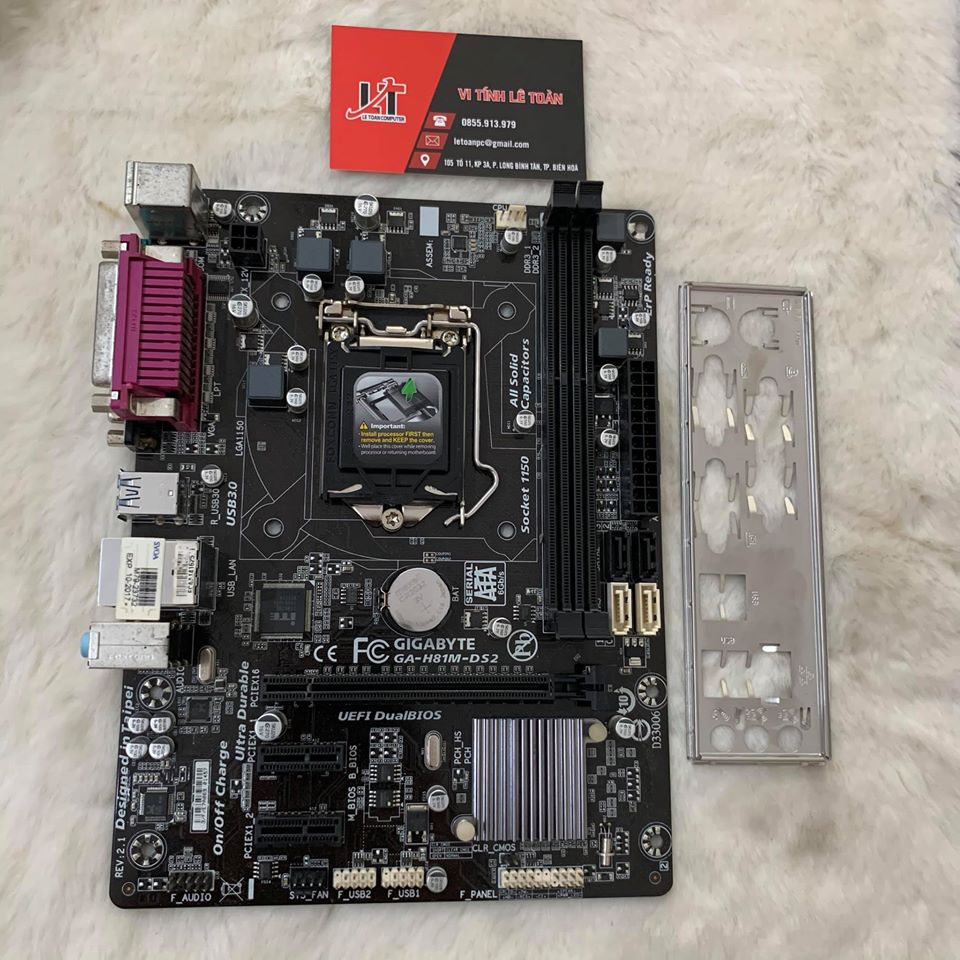 Mainboard Gigabyte H81M-DS2 Socket 1150 nguyên zin