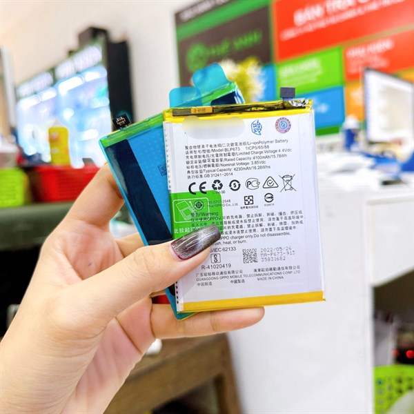 Pin Oppo A3S ( BLP673) chính hãng , bảo hành đổi trả