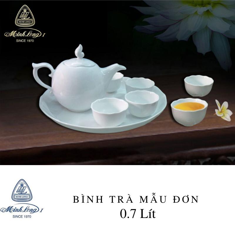 [HCM]Bình trà mẫu đơn Minh Long 0.7 L (Chỉ bình không tách)