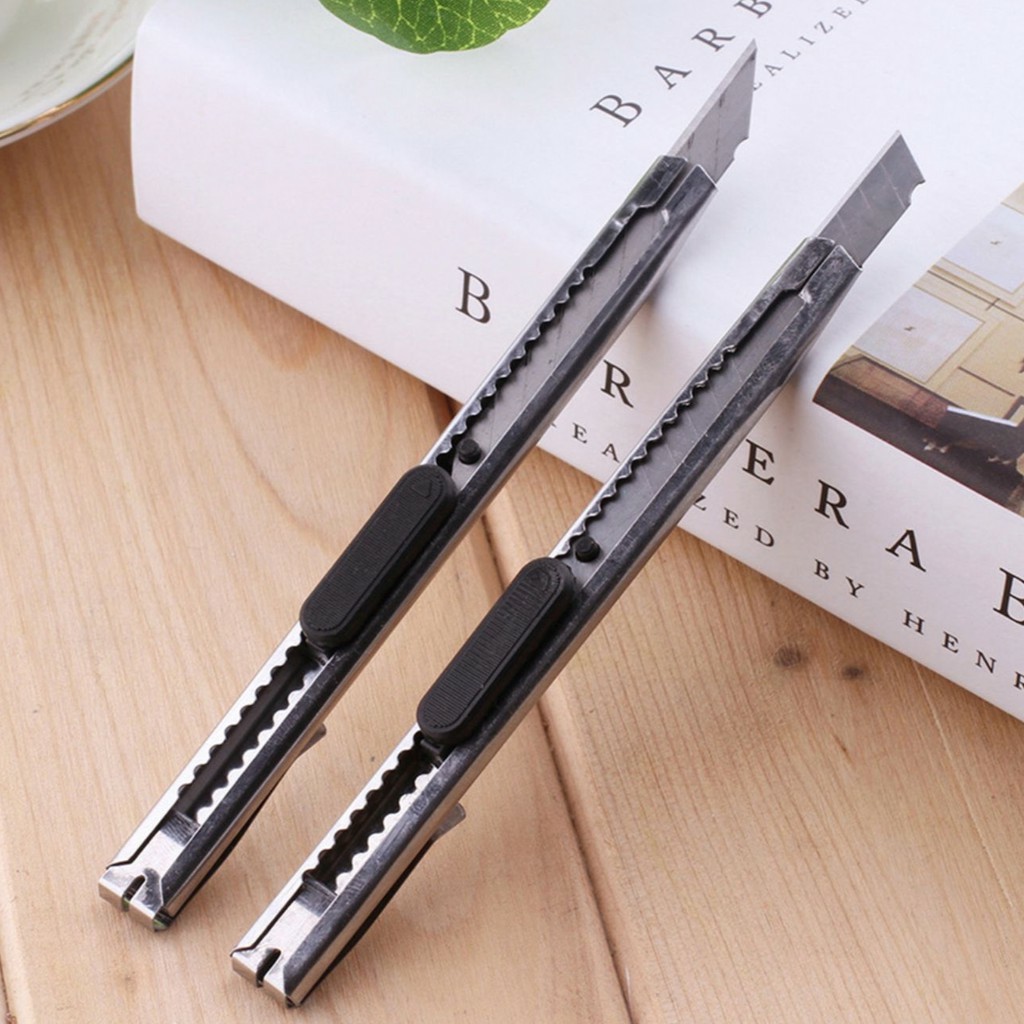 Dao rọc giấy inox Mini tiện ích loại xịn cho văn phòng