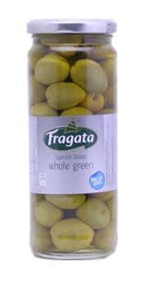 Olive xanh trái lớn nguyên hạt fragata 198g-340g