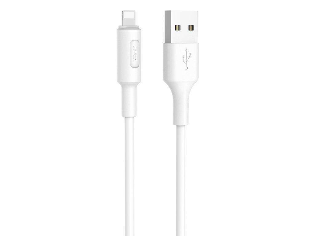 Cáp sạc Lightning Hoco X25 sạc nhanh cho iPhone/iPad dài 1m chất liệu TPE an toàn chống gẫy gập