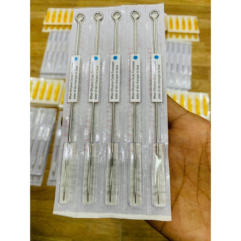 GIÁ GỐC vỉ 5 kim xăm hình cao cấp chuyên đi nét, kim xăm hình giá rẻ, kim xăm đi nét, kim xăm nét, kim RL