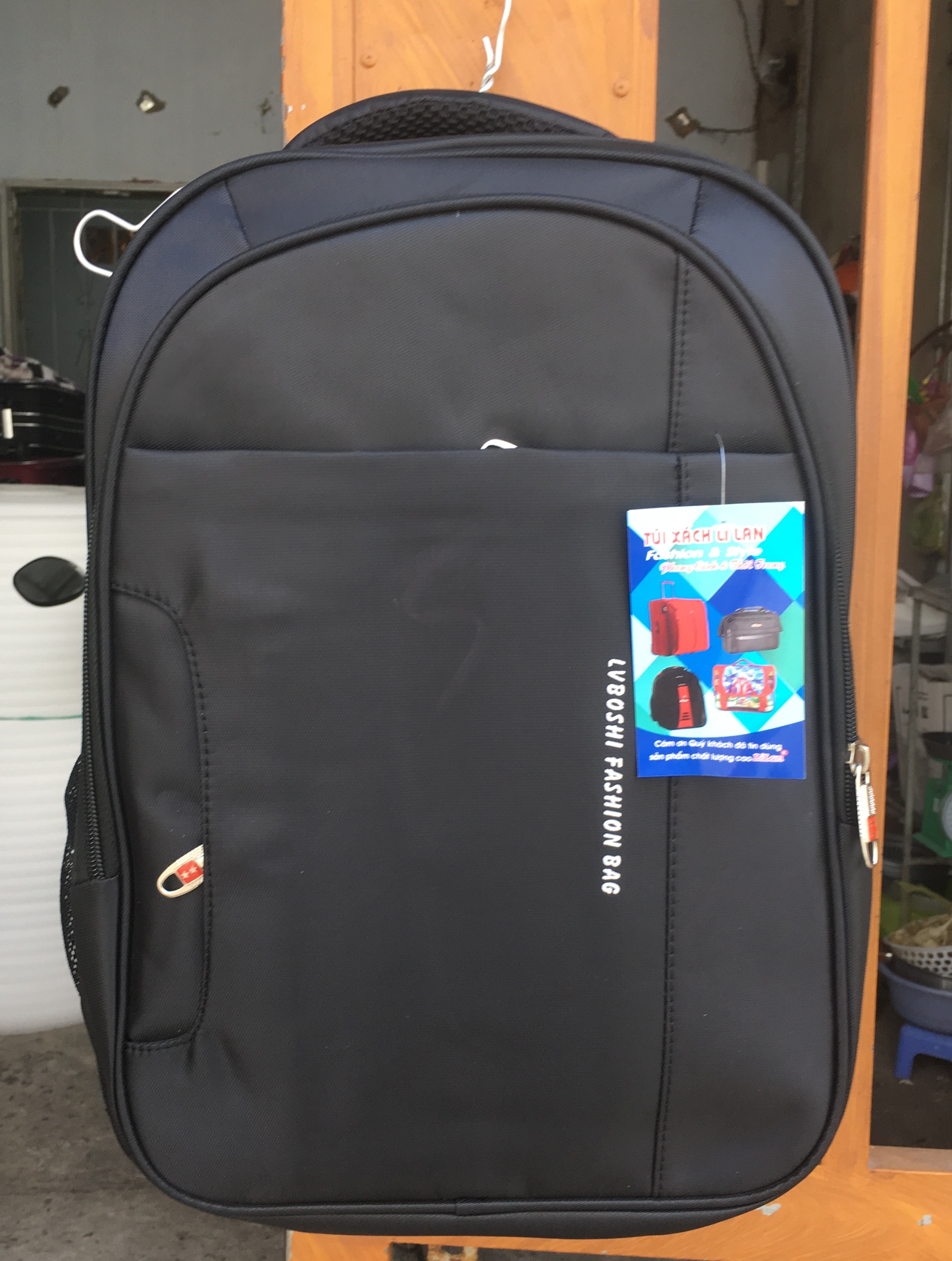 42x32cm - Balo Laptop nam nữ đi học - đi làm vừa Laptop 16inch - Mẫu chữ hông - AT09