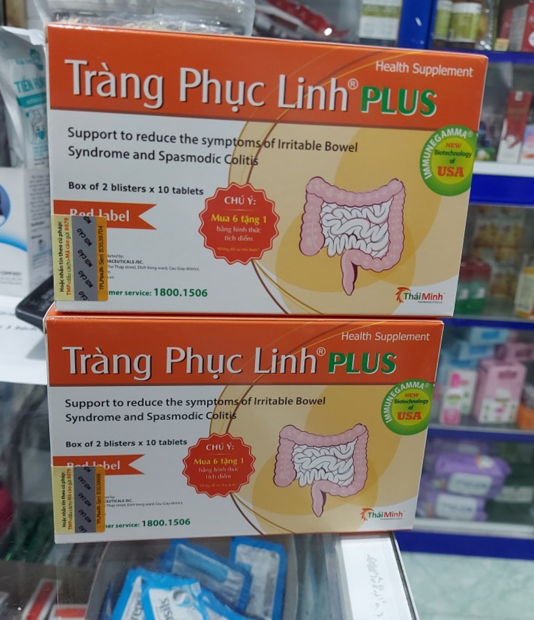 Tràng phục linh Plus + xanh.Hỗ trợ đại tràng