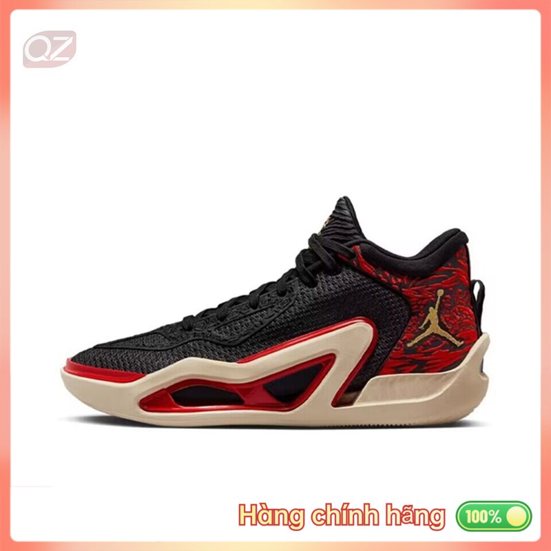 Air Jordan Tatum 1 PF Zoo Tatum Giày bóng rổ thế hệ 1 Đen vàng đỏ DX6734