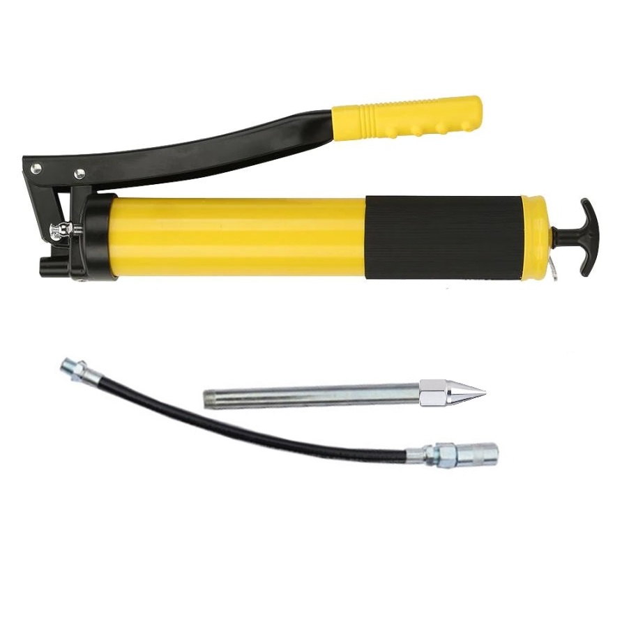 Bộ Bơm Mỡ Cao Cấp 400/500/600CC Áp suất 10000PSI Chuyên Bôi Trơn Máy Móc, Bơm Các Động Cơ Xe Tải, Ô tô, Xe Máy...