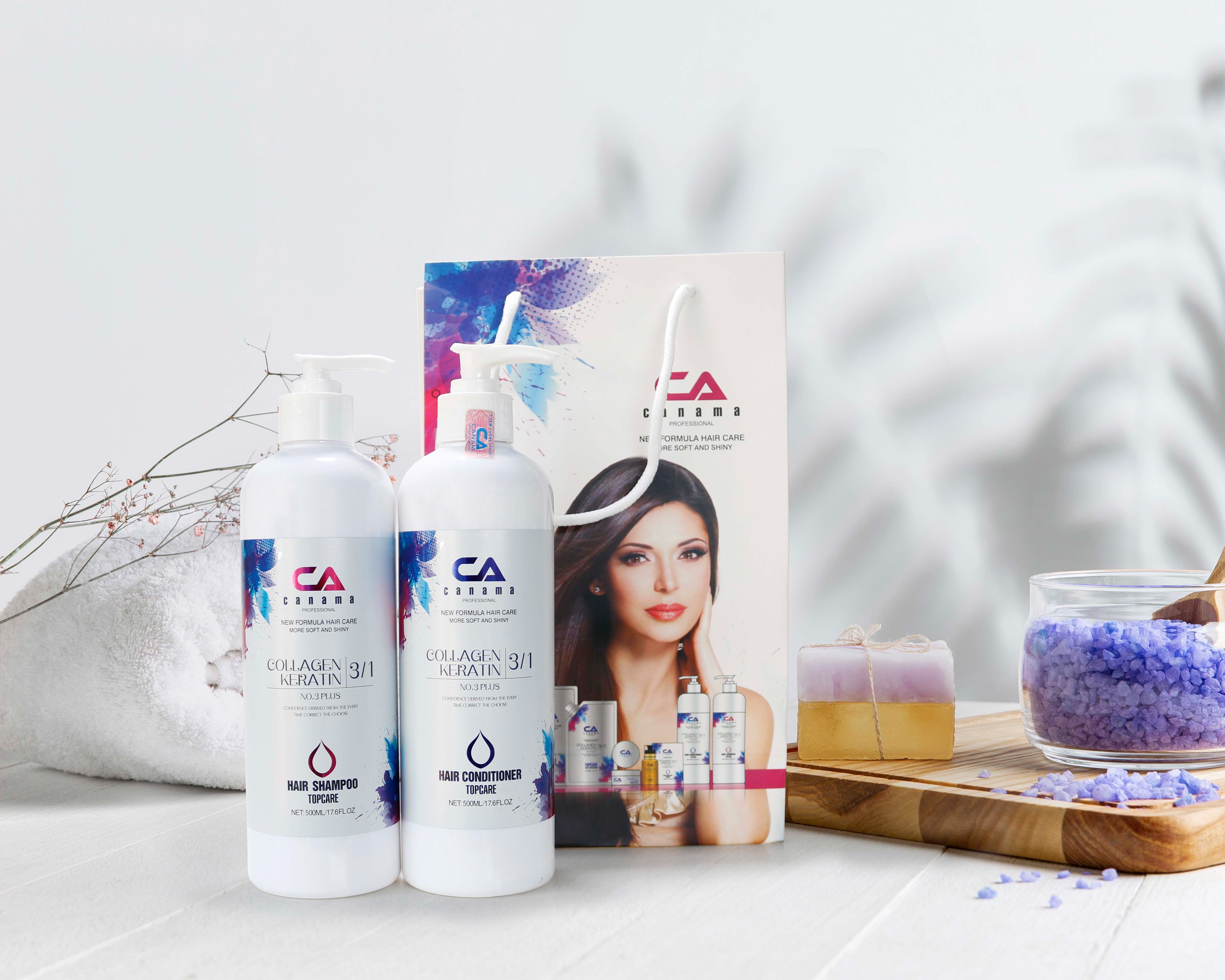 Bộ dầu gội + dầu xả canama