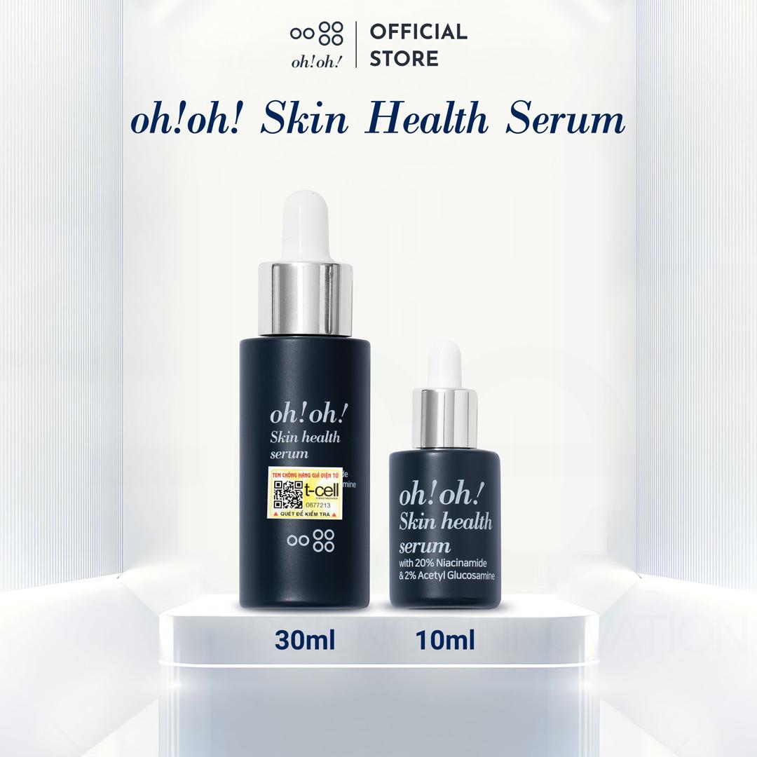 Tinh Chất Dưỡng Sáng Da, Giảm Thâm Nám oh!oh! Skin Health Serum (with 20% Niacinamide & 2% Acetyl Glucosamine) 10ml/30ml