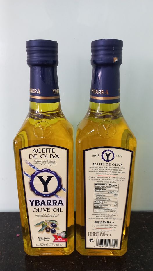 Dầu ô liu ybarra olive oil 500ml-expiry date: 8/2024
