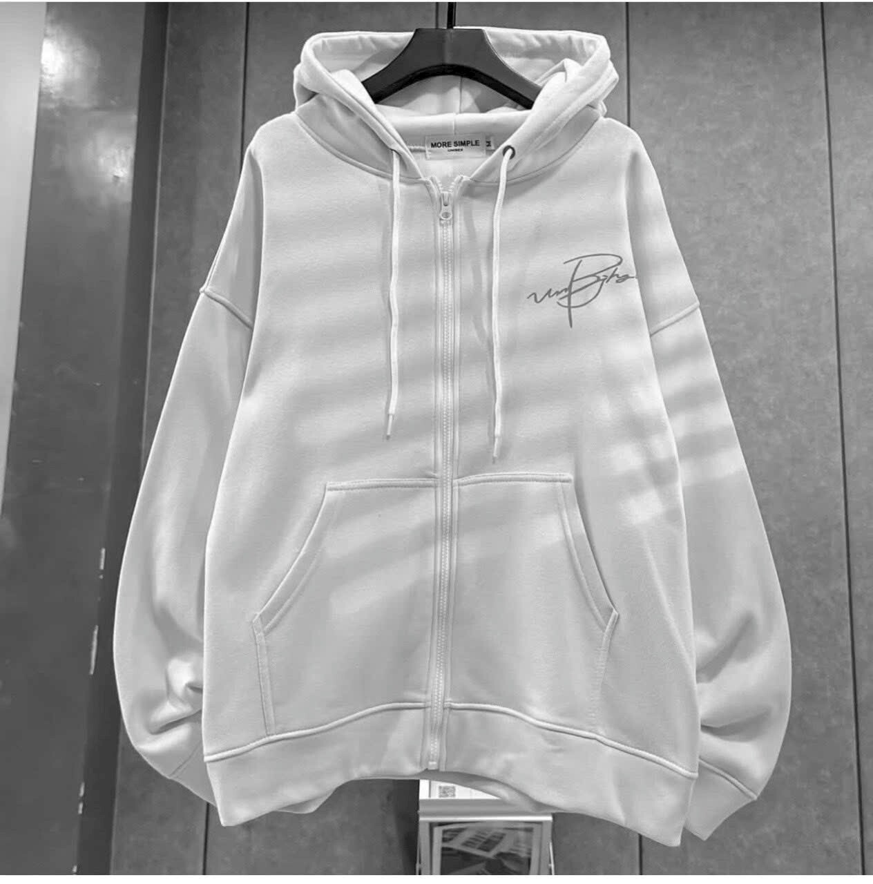 ÁO KHOÁC NỈ NAM NỮ CHUẨN FORM UNISEX DÂY KÉO KHÓA ZIPPER