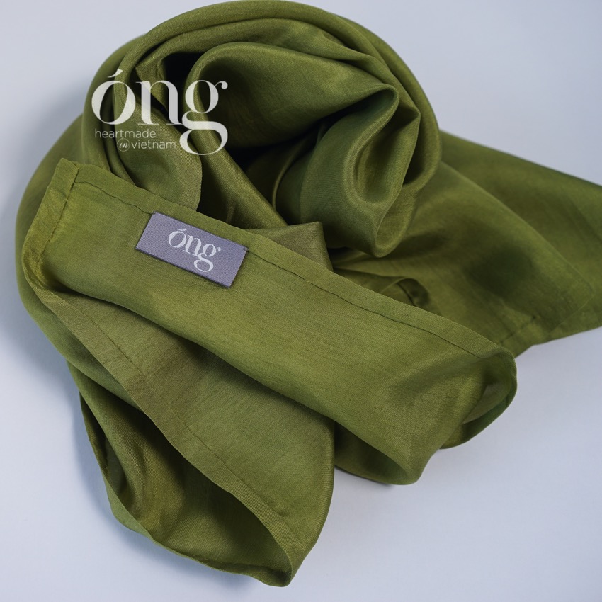 Khăn lụa vuông tơ tằm- Óng Silk - 7083 cm -100% tơ tằm tự nhiên, mềm mịn thoáng nhẹ, Nữ tính và hiện đại