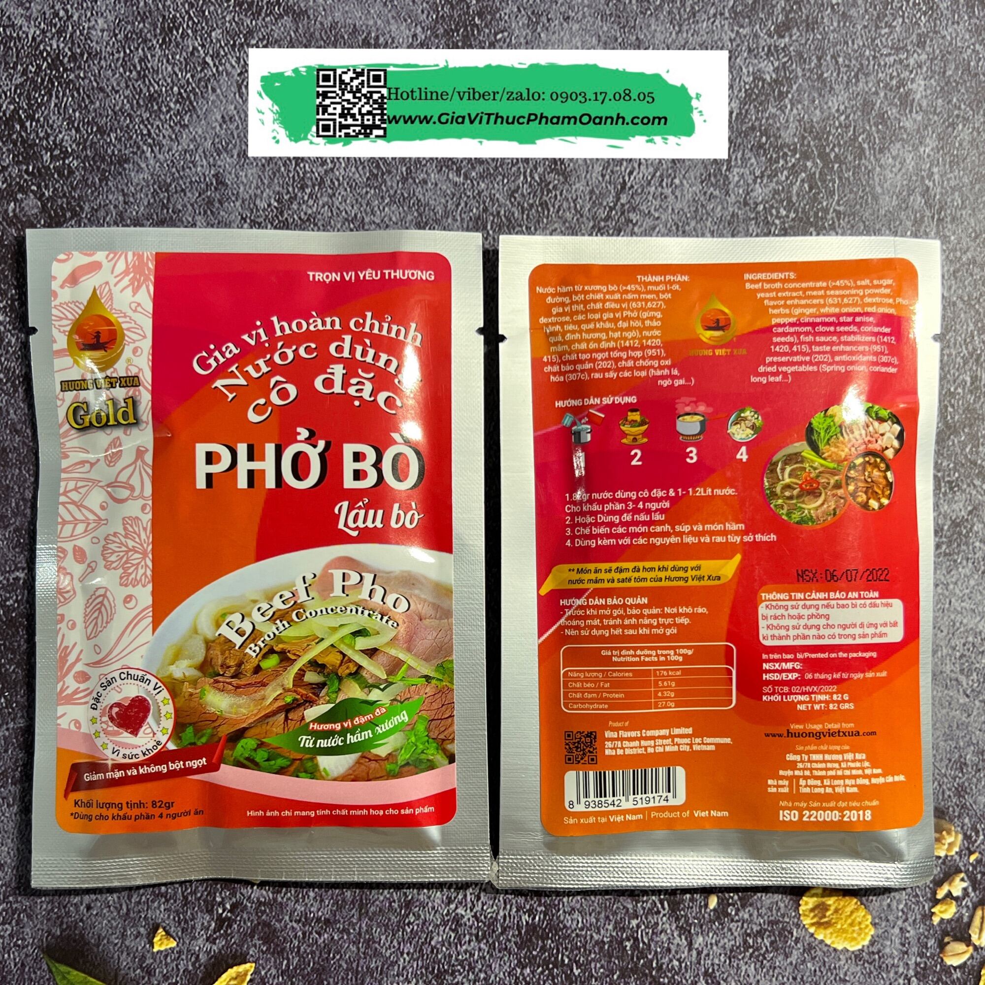 Nước dùng cô đặc phở bò