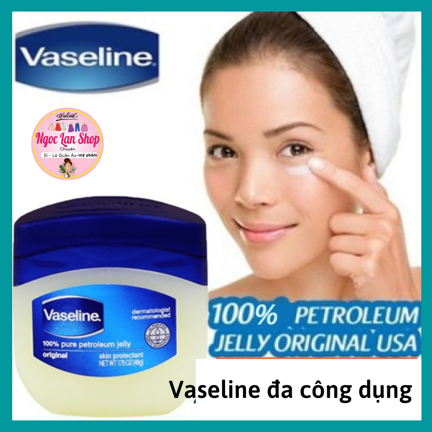 Sáp vaseline đa công dụng Vaseline Original Healing Jelly ,dưỡng môi,dưỡng da bị khô,dưỡng gót chân,