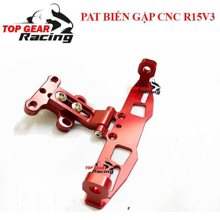 Pat biển số gập cho r15 v3 và nhiều xe khác cnc cao cấp