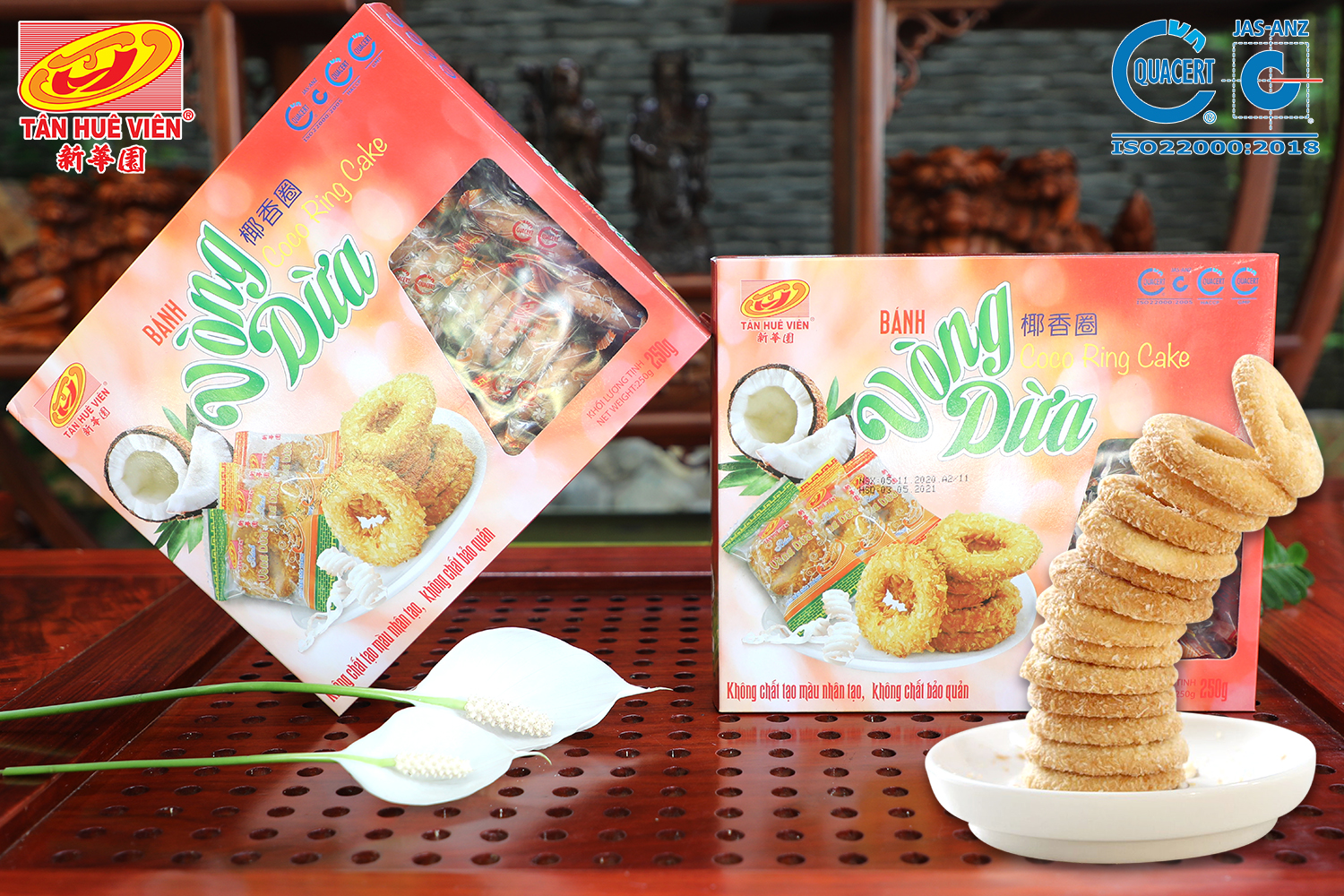 Bánh vòng dừa tân huê viên