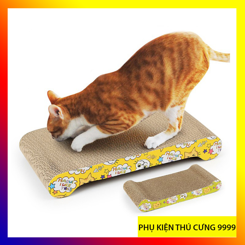 BÀN CÀO MÓNG CHO MÈO - TẶNG KÈM CÓ CATNIP GIÚP GIẢM STREES
