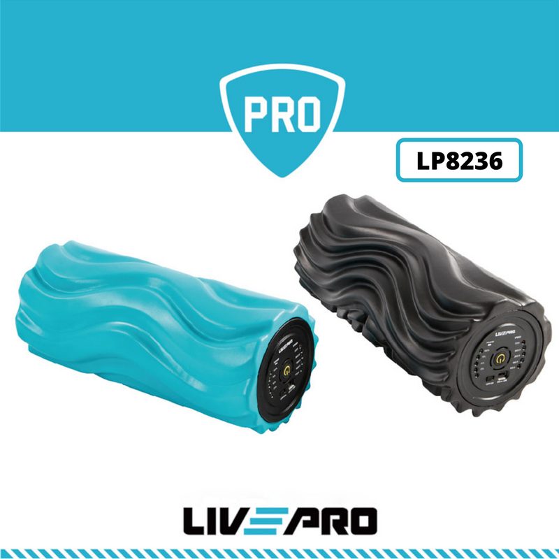 Con lăn massage giãn cơ Có Rung Livepro Chính Hãng VIBRATION FOAM ROLLER