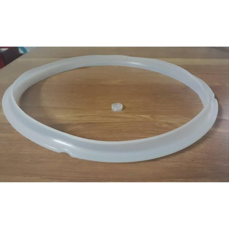 Bộ 2 gioăng cao su nồi áp suất điện gioăng chính 24cm và gioăng phụ nồi áp suất điện 5 - 6 l