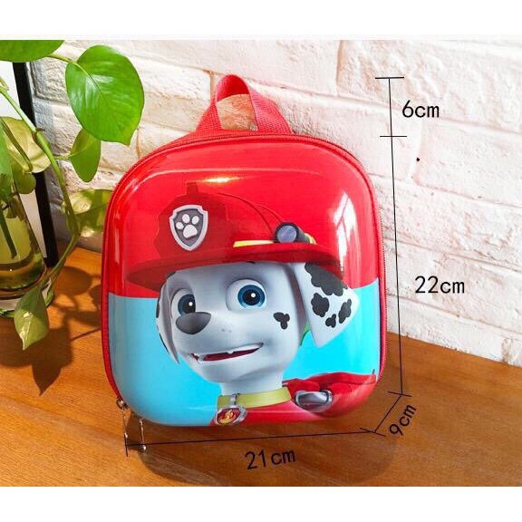 BA LÔ HÌNH CHÚ CHÓ CỨU HỘ, Balo Chú Chó Cứu Hộ Dễ Thương, Ba lô được in hình ba chú chó cứu hộ trong phim hoạt hình Paw Patrol