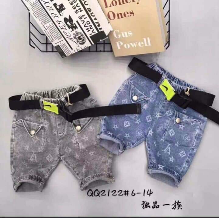 Jean lửng mềm mại dễ thương cho bé