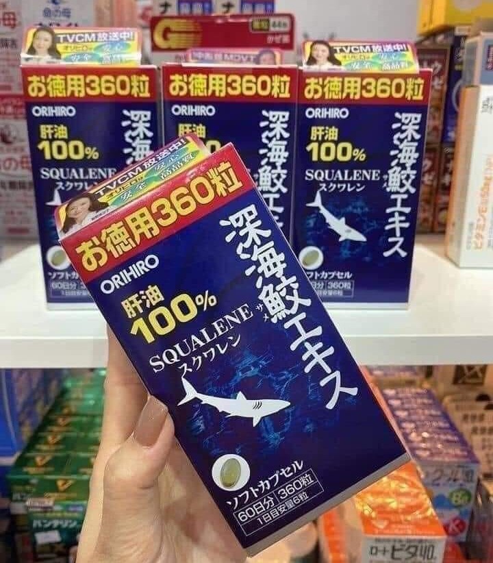 Orihiro Squalene 360 viên Nhật Bản
